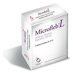 MICROFLEB Microfleb L Suplemento alimentar para o sistema linfático 10 frascos de 10 ml