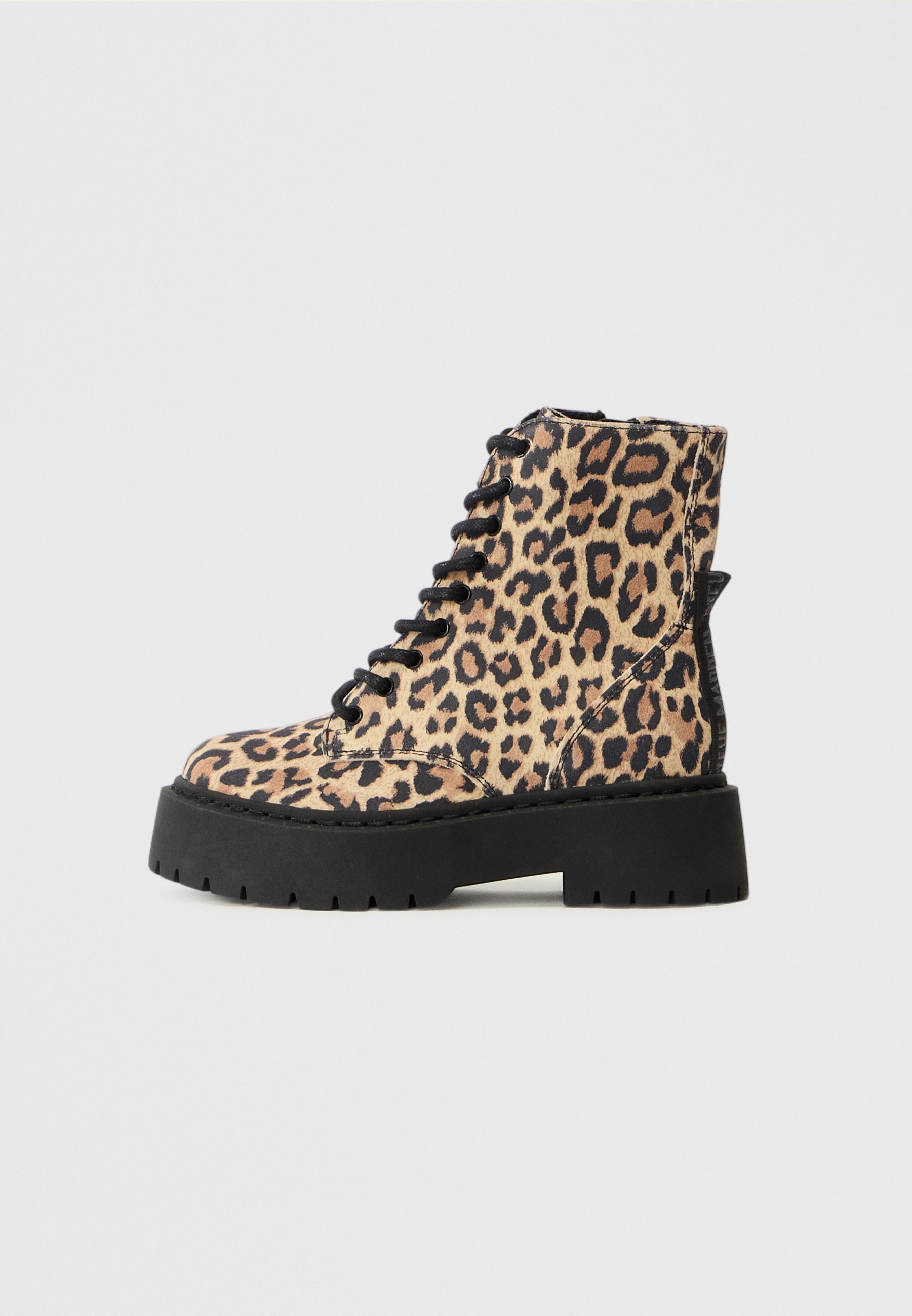 Steve Madden SKYLAR - Enkellaarsjes met vetersluiting - bruin/multicolor