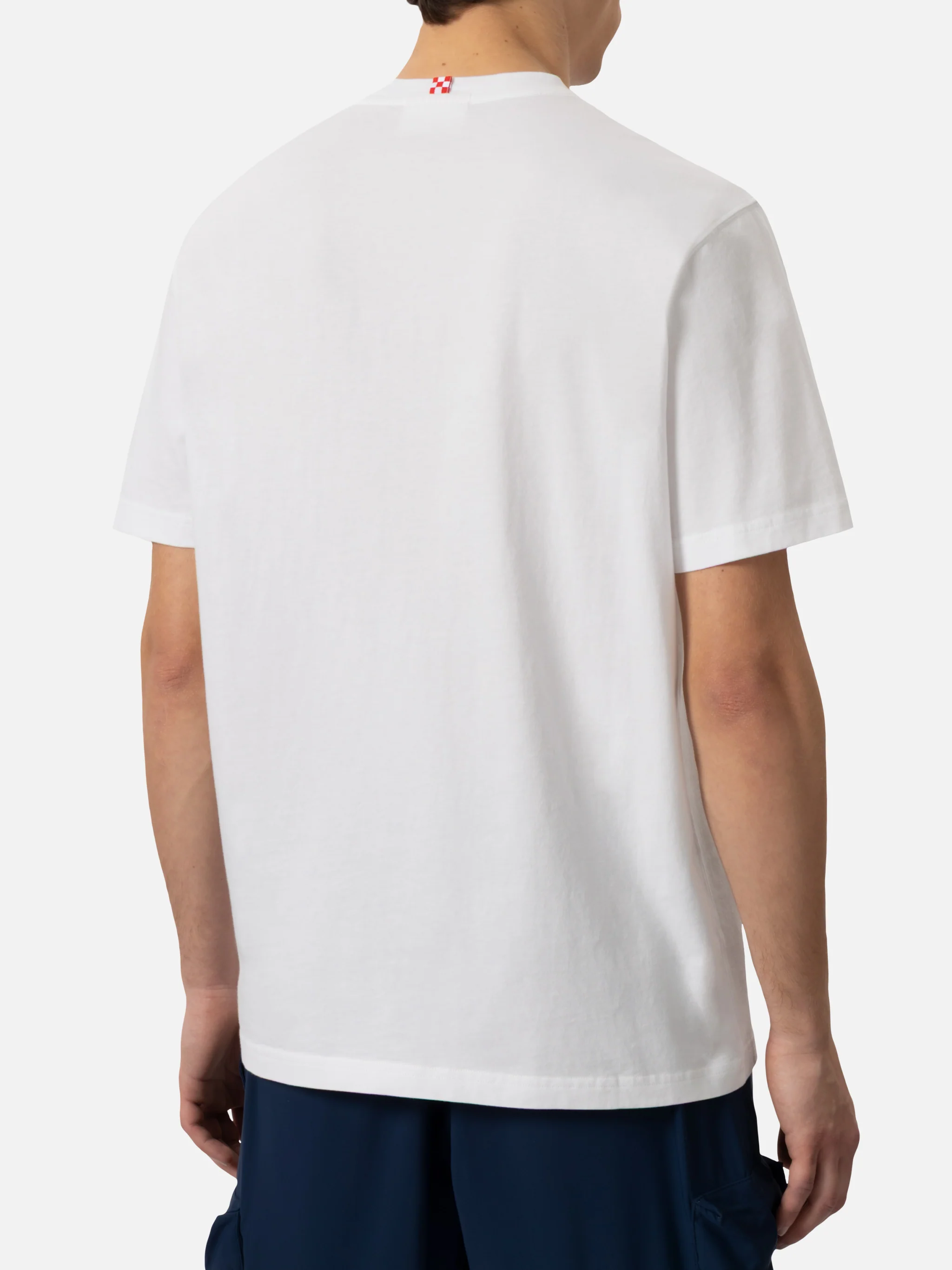 T-shirt Portofino in jersey di cotone classic fit con ricamo Only Fant