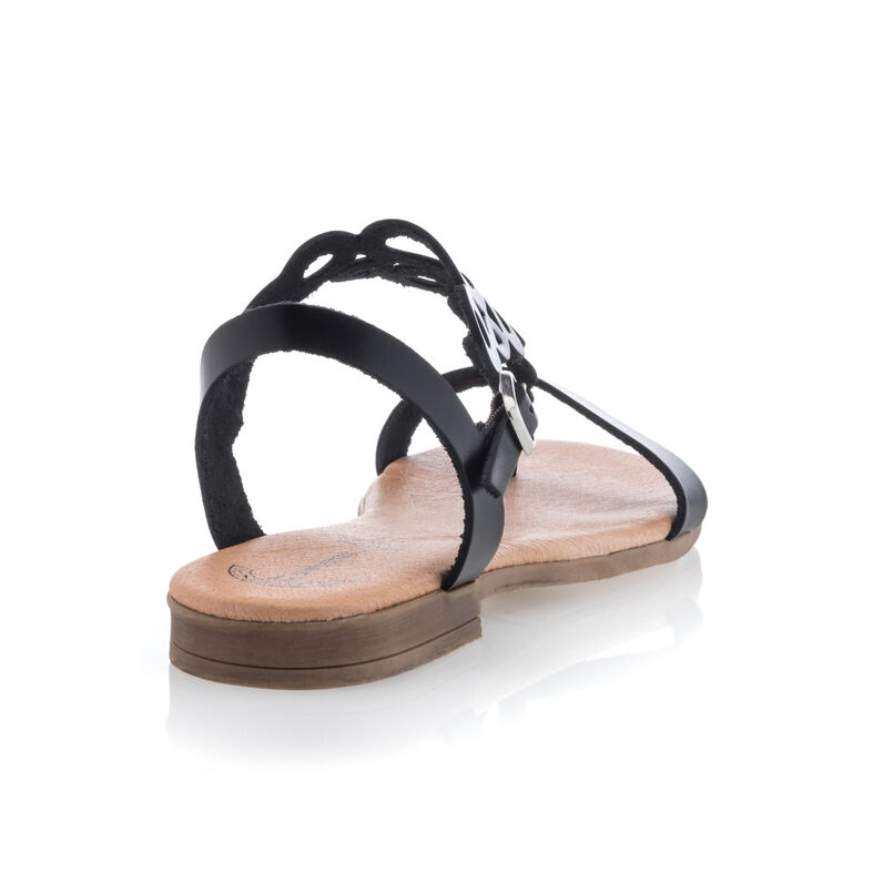 Chanclas negras para mujer / Sandalias de dedo