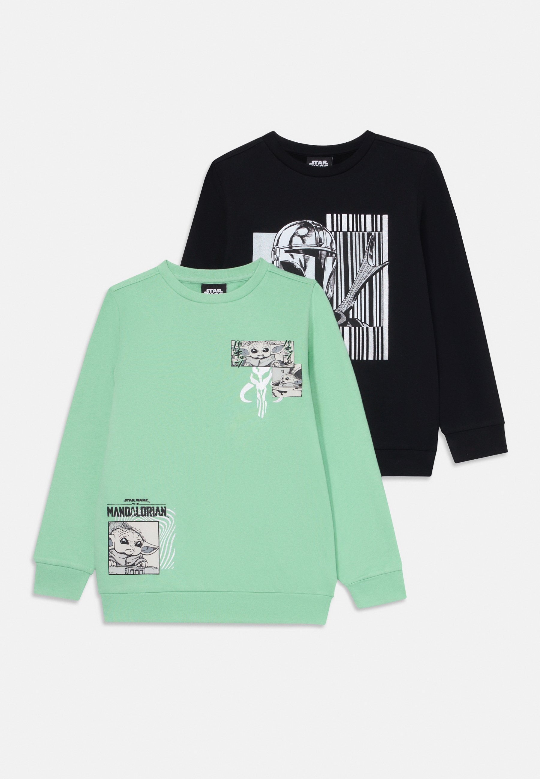 Friboo 2-PACK UNISEX STAR WARS SWEATSHIRTS - Sweatshirt - groen/zwart