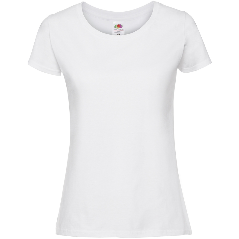  Tricou cu imprimeu floral premium Fruit Of The Loom