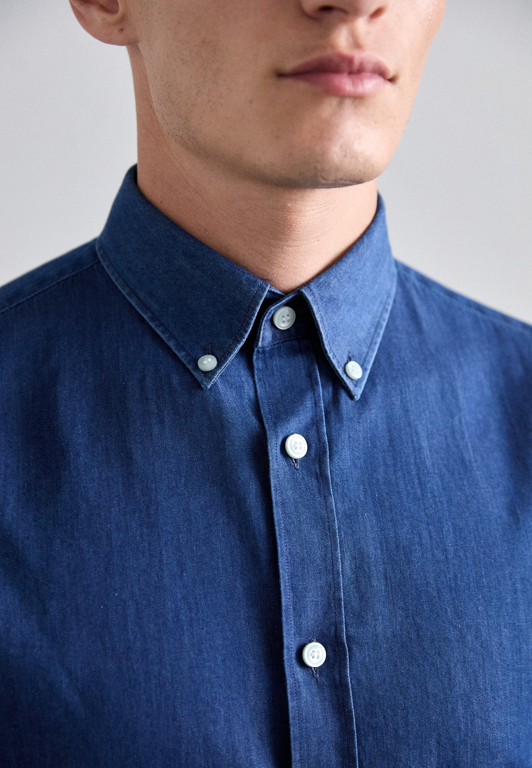 Tiger of Sweden ADLEY - Shirt - medium blauw
