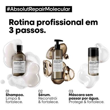 L'Oréal Professionnel Serie Expert Absolut Repair Molecular Schampo för skadat hår 500 ml