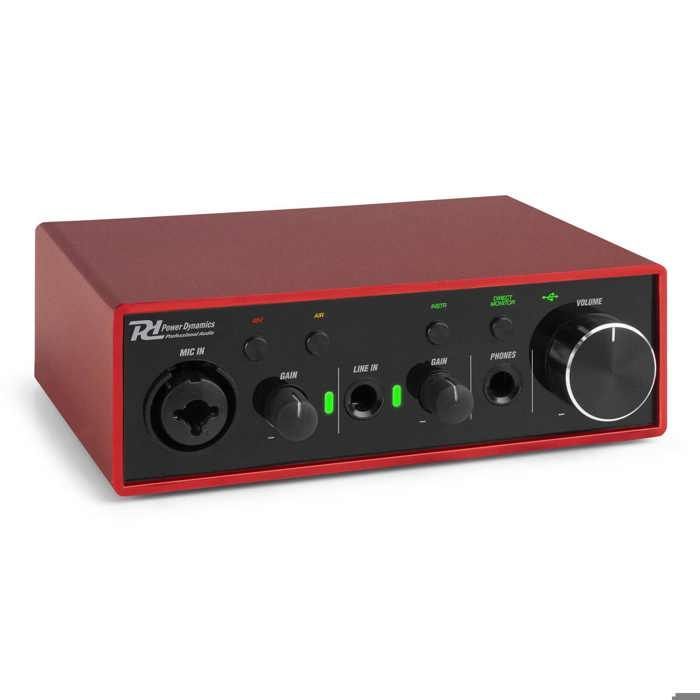 Vonyx Producer Recording Set Black - Complete Studio Kit with USB Interface + Condenser Microphone | Home Studio, Streaming & Podcast
