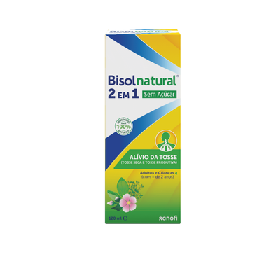 Bisolnatural 2 viename becukris sirupas 120 ml