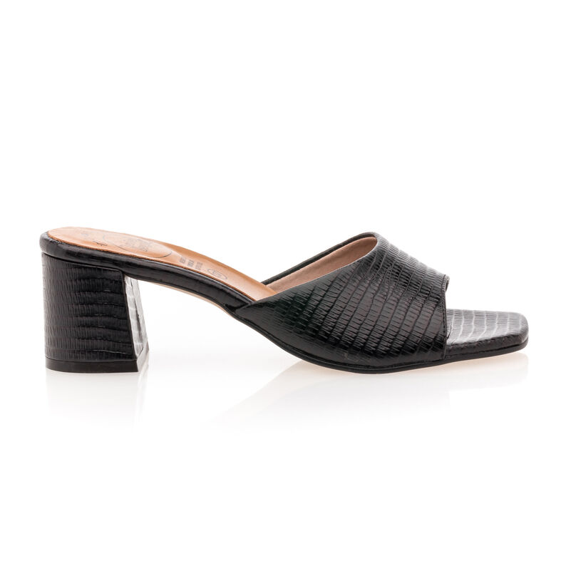 Γυναικεία Μαύρα Mules/Τσόκαρα