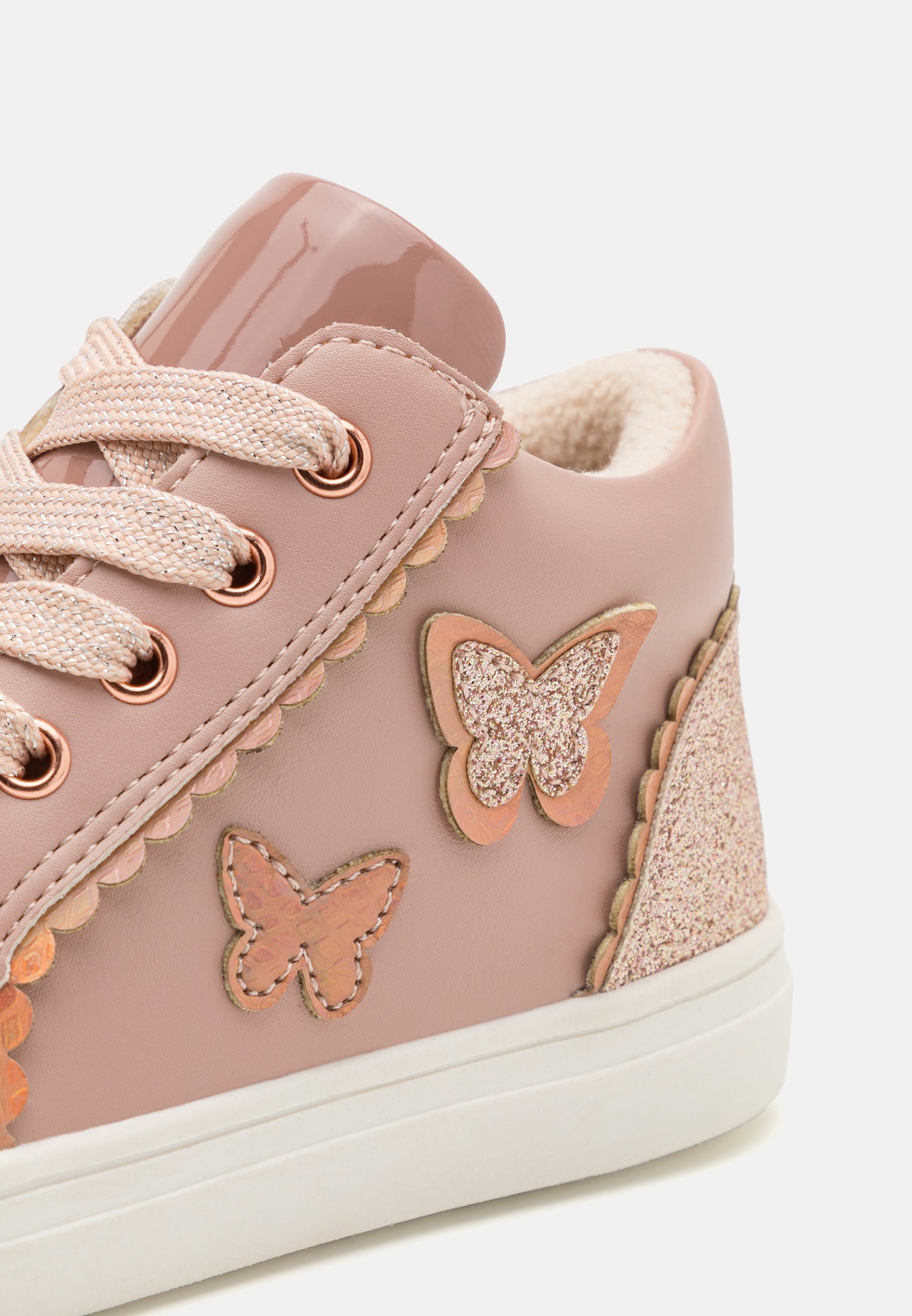 Friboo High-Top-Sneaker – gesprenkeltes Rosa