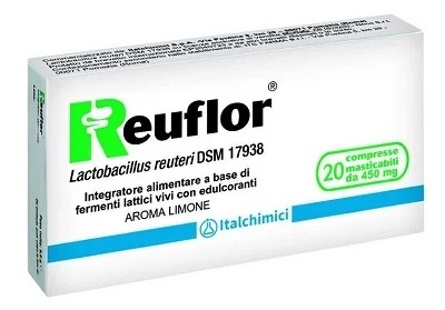 Reuflor 20 kauwtabletten, voedingssupplement voor een gezonde darmflora
