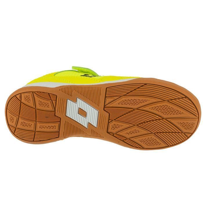 Chaussures de foot en salle - LOTTO - Whizzer K 2600120K-2411 - Jaune - Synthétique - Garçon