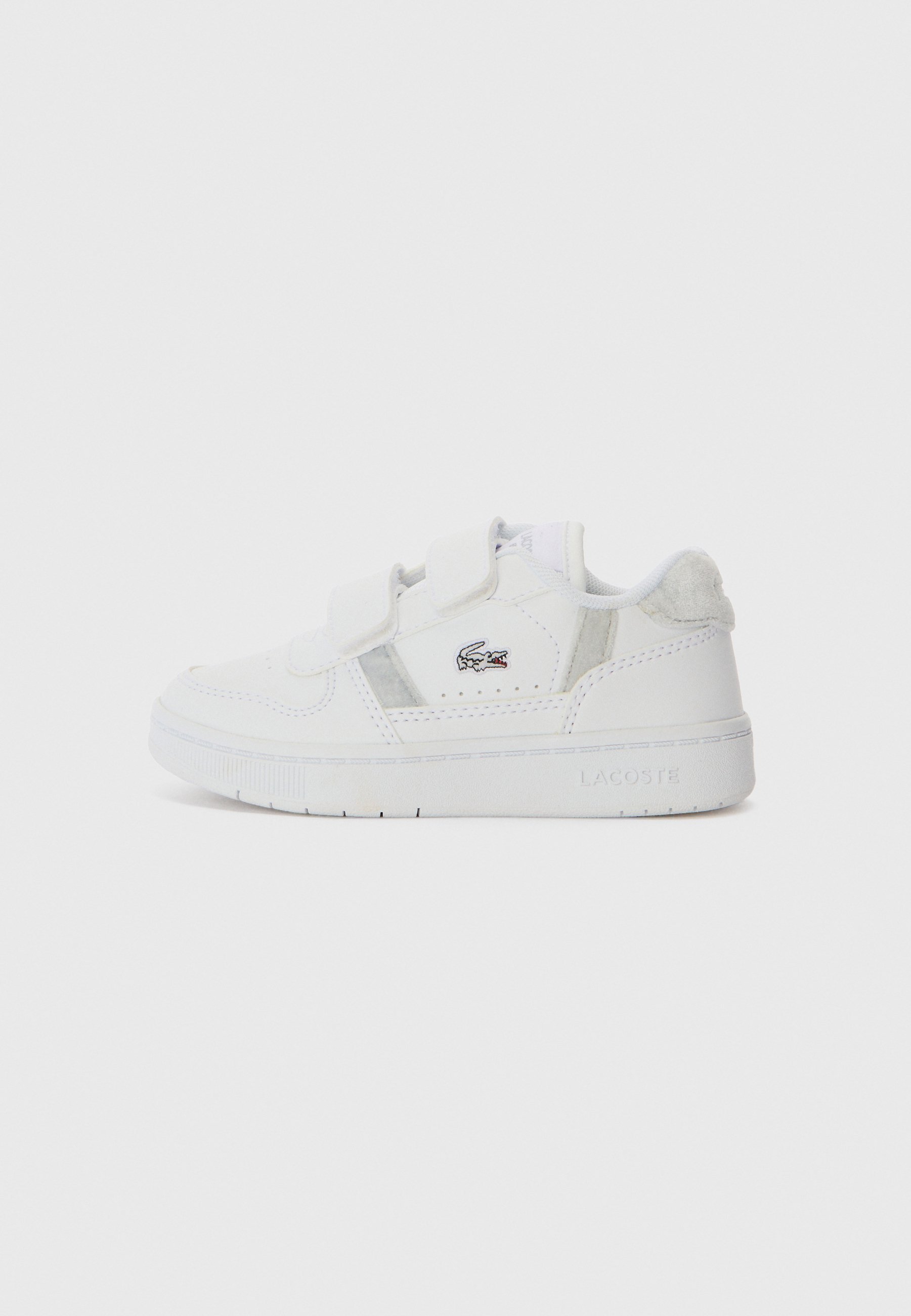 Lacoste INFANTS T-CLIP UNISEX - Sneakers - wit/lichtgrijs