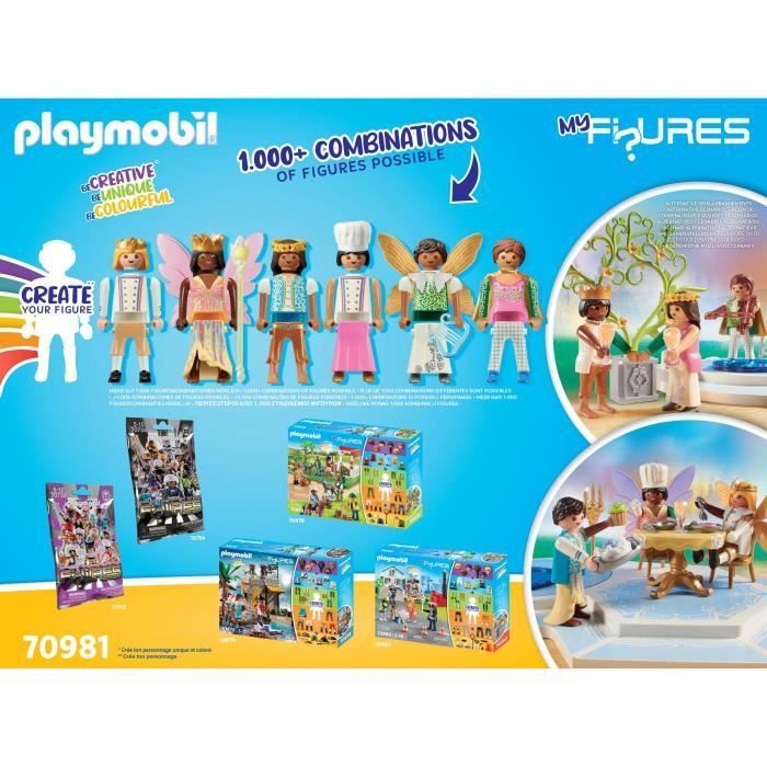 PLAYMOBIL – 70981 – Meine Figuren: Verzauberter Ball – Figuren – Erschaffe deine eigene, einzigartige und farbenfrohe Figur