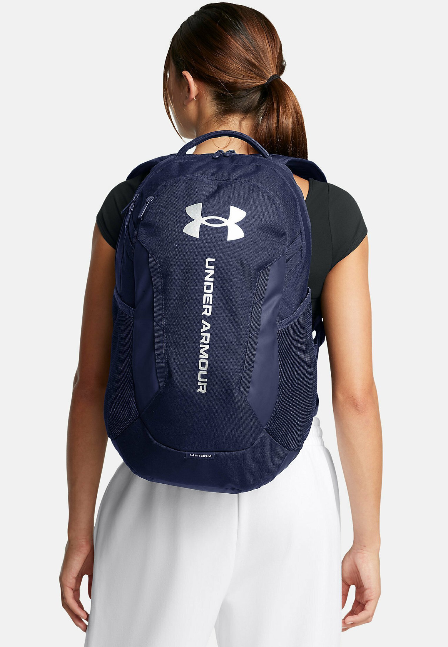 Under Armour HUSTLE 6.0 - Rucsac - bleumarin închis