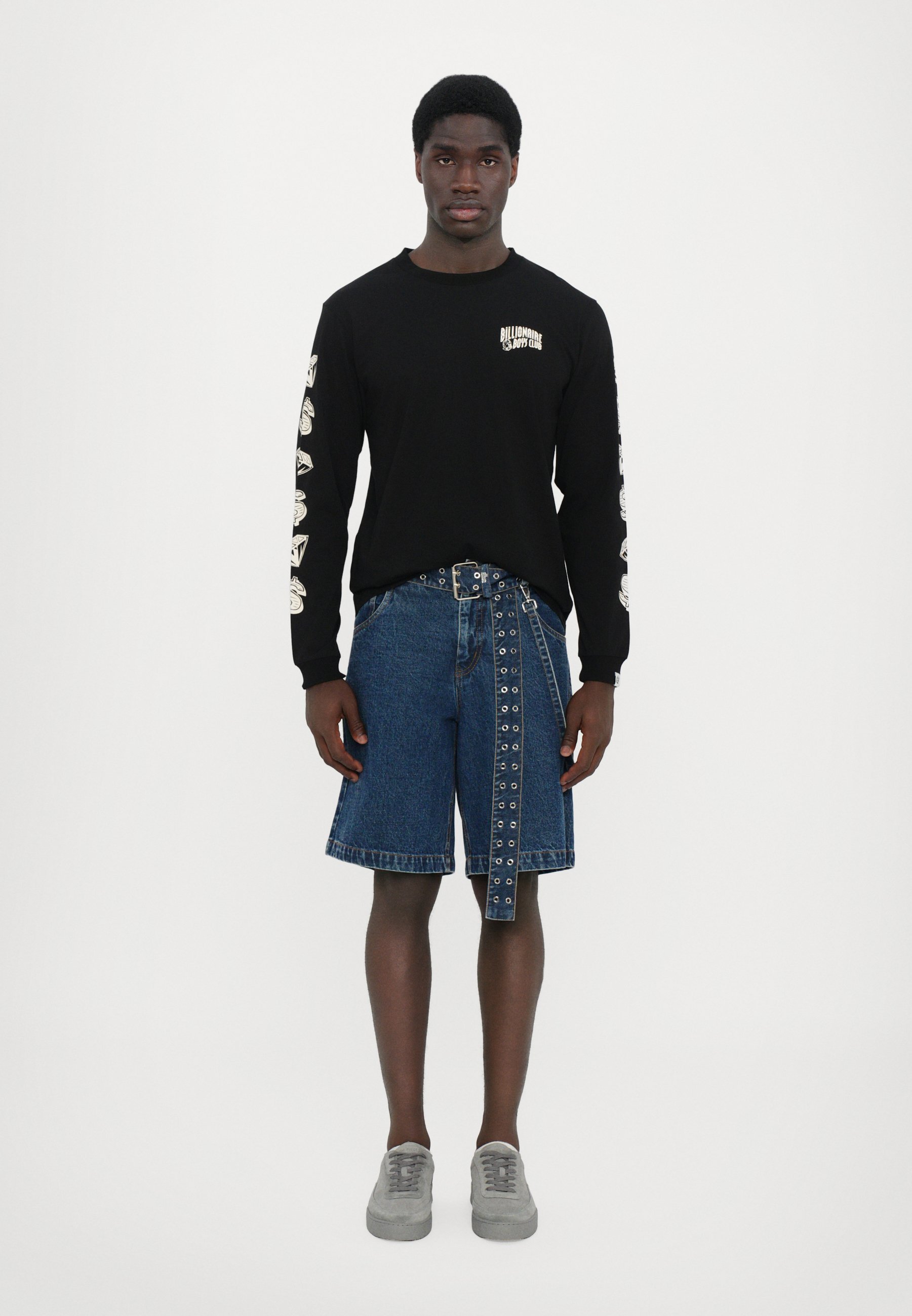 Maglia a maniche lunghe Billionaire Boys Club DIAMONDS DOLLARS - nera