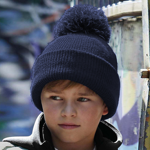 Gorro Con Pompón Beechfield Para Niños