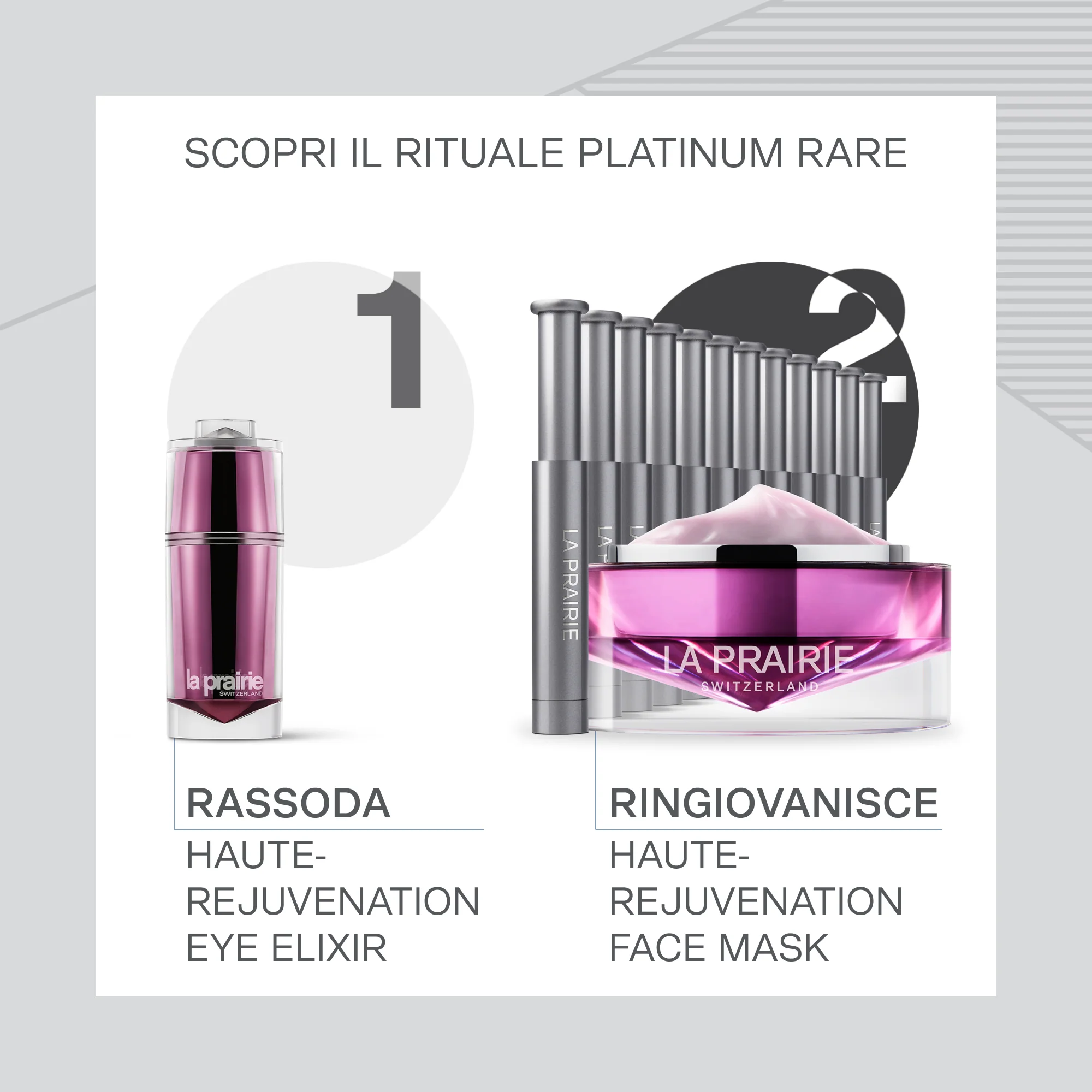 Platinum Rare Haute-Rejuvenation Mask - Maschera Anti-età viso, Tratt.viso 24 ore antirughe