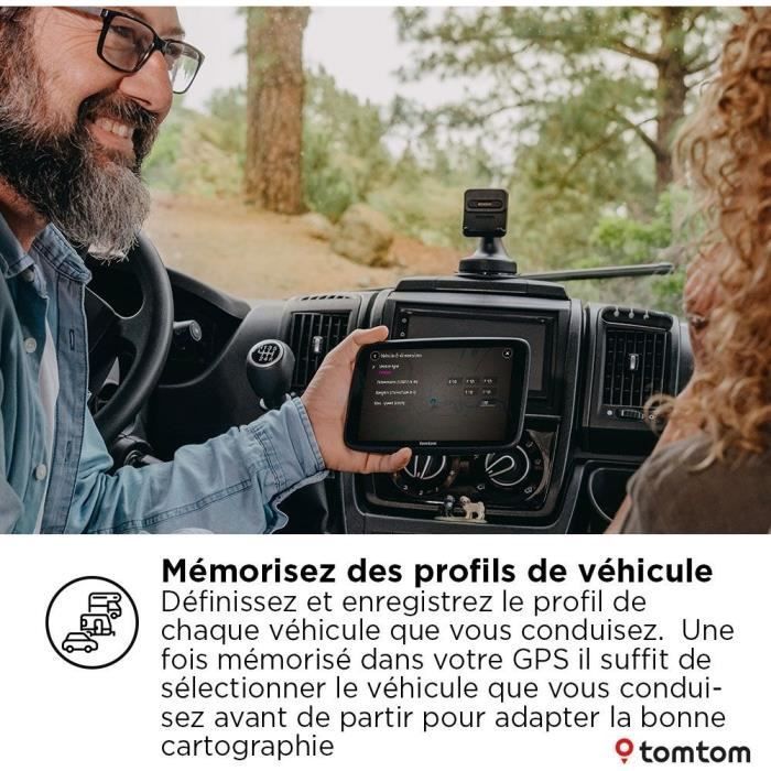 TomTom - GO Camper Max 2.ª generación Premium Pack - GPS para autocaravanas, caravanas y coches - Pantalla de 7 pulgadas - Mapa del mundo