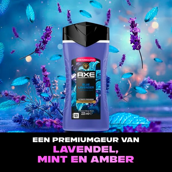 Axe Fine Fragrance gel za prhanje z vonjem modre sivke<br>225ml