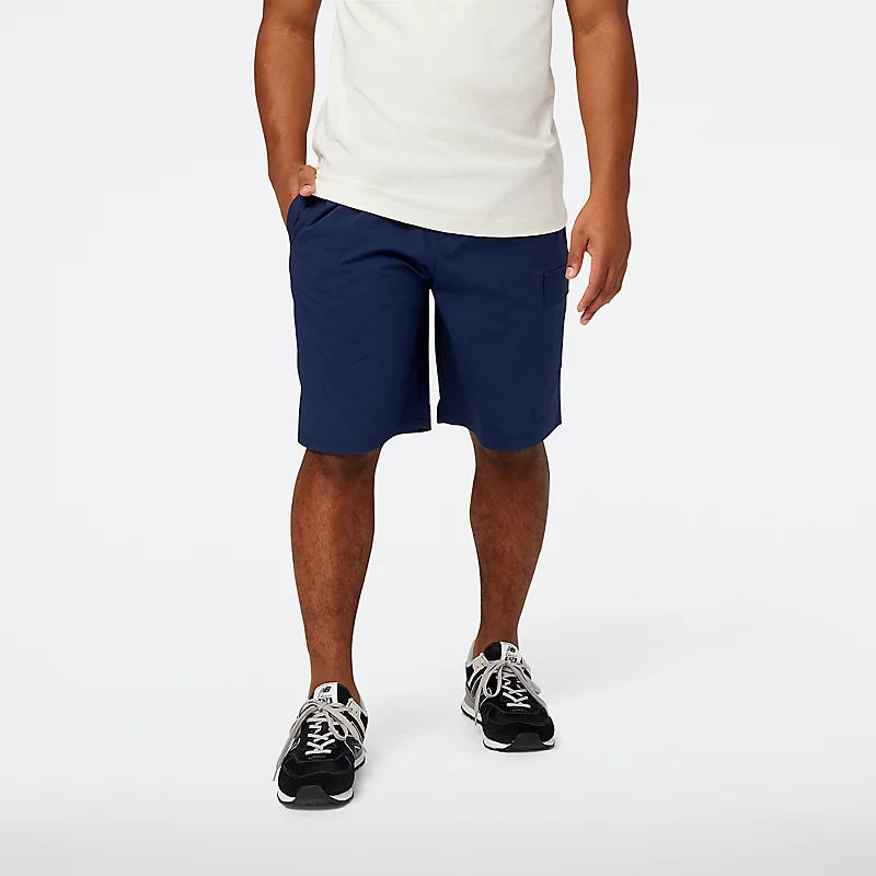 Sportliche Herren-Cargoshorts aus Sportmaterial - NB NAVY
