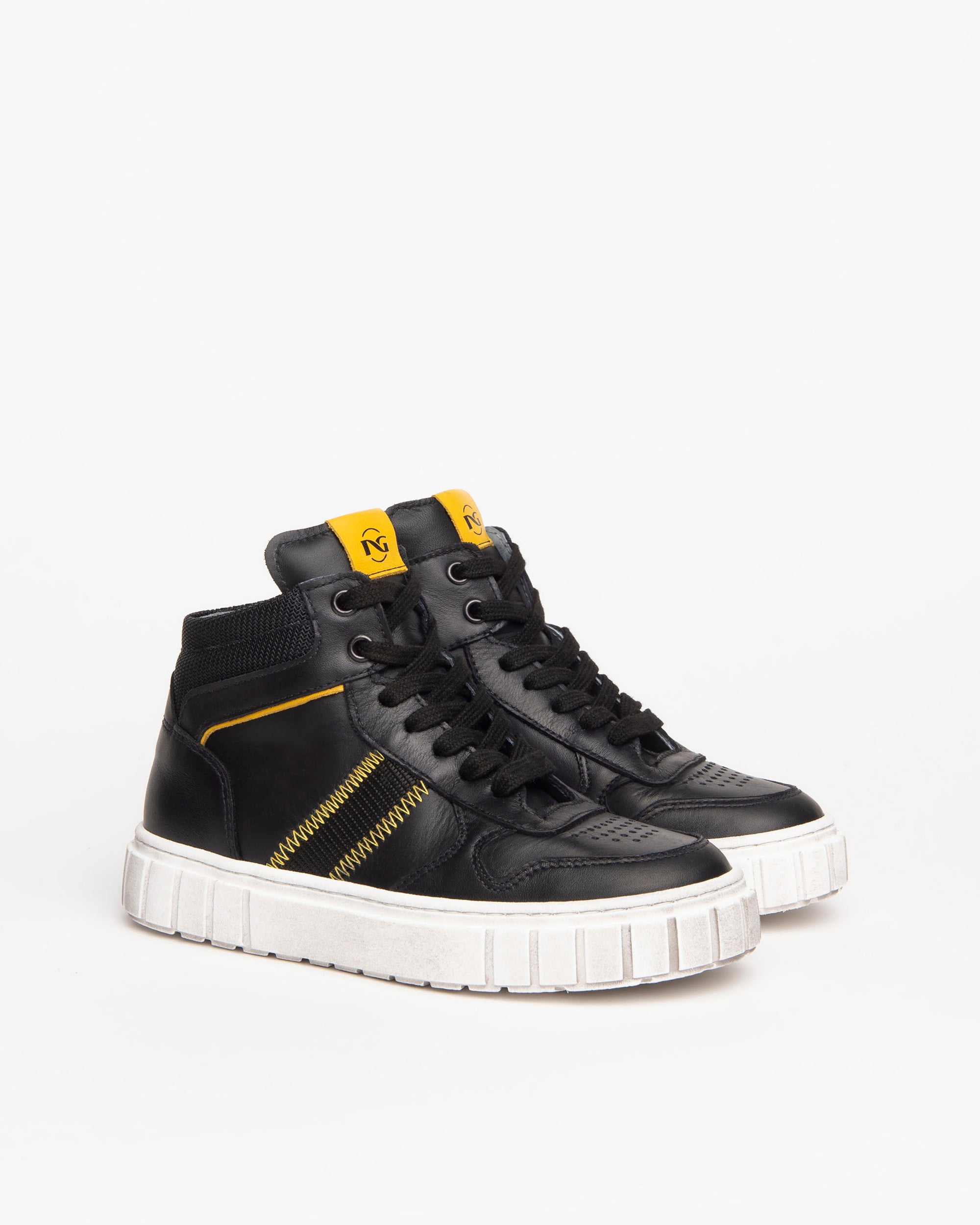 Baskets en cuir pour adolescents
