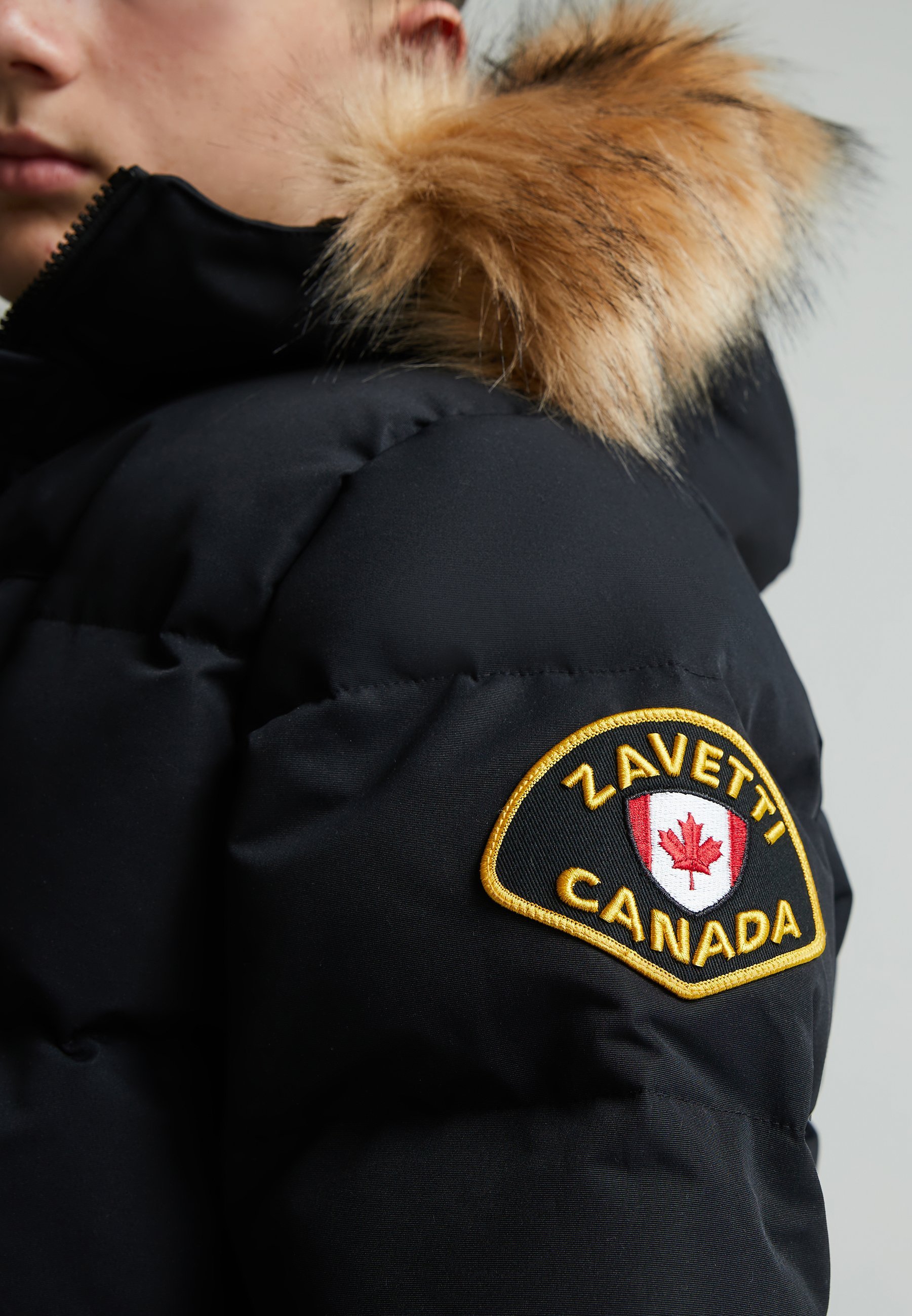 Zavetti Canada OSHAWA 3.0 PUFFER PARKA JACKET - Winterjas - gitzwart