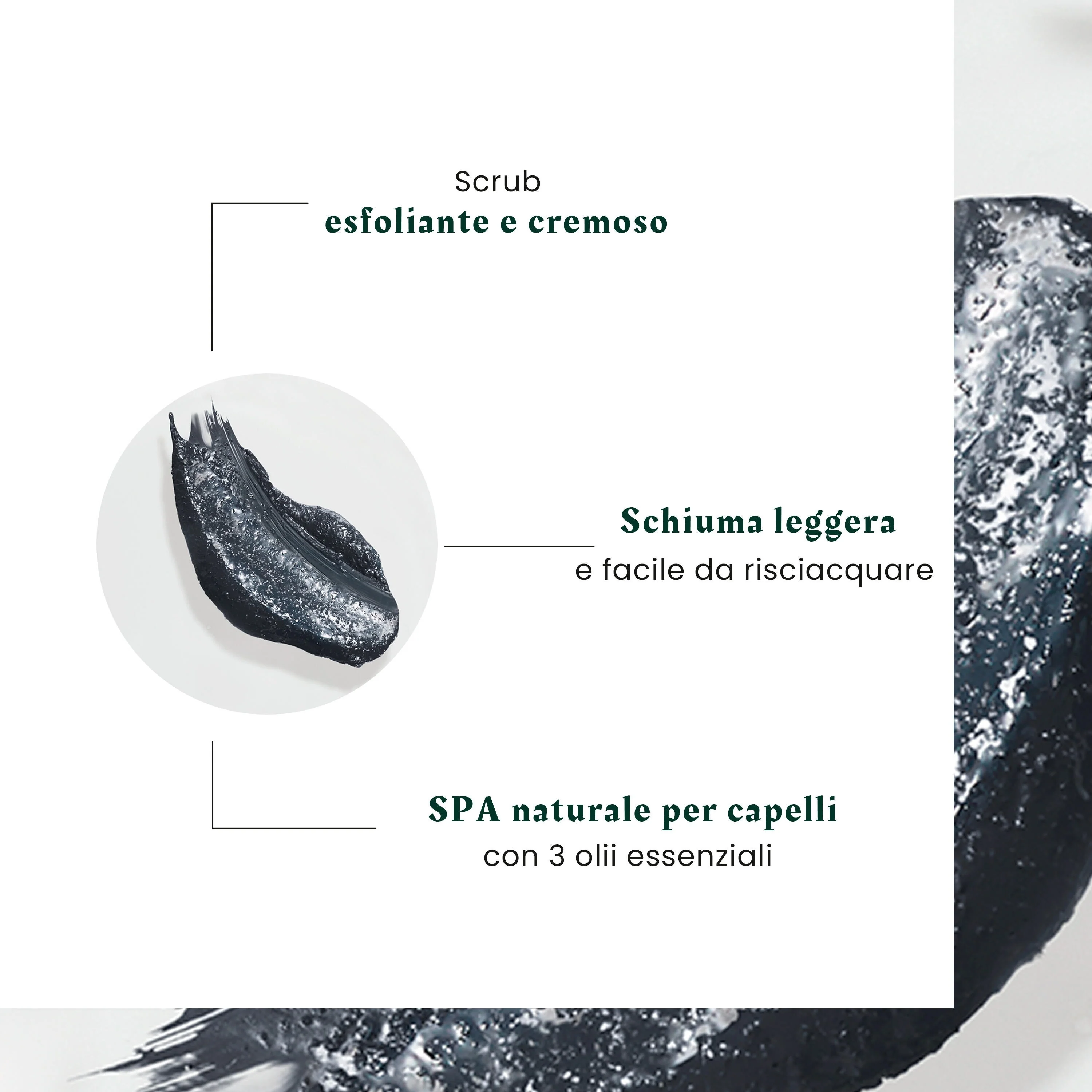 Head Spa Scrub - Gommage Purifiant Détox - Scrub Capelli, Trattamento Cuoio Capelluto