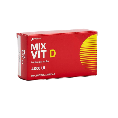 Mixvit Vitamín D obohatený doplnok stravy 90 kapsúl