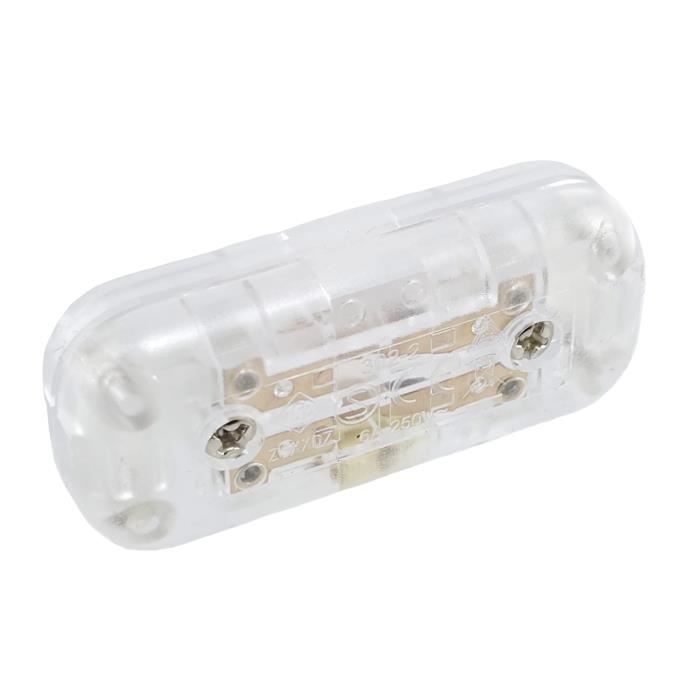 Interruptor - Pasta - Transparente - 2 polos - 6 A 250 V