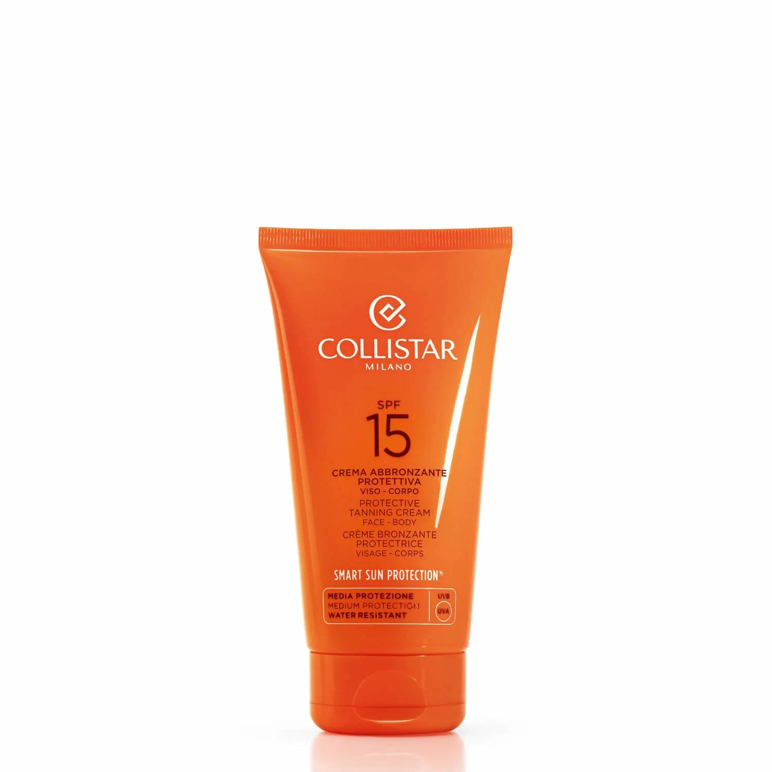 Abbronzatura Crema Abbronzante Protettiva SPF15 - Crema solare corpo media prot., Solare viso media prot.