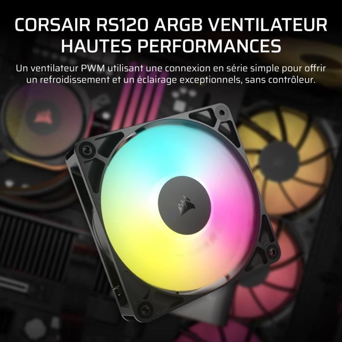 Ventoinha ARGB de 120 mm - CORSAIR - RS120