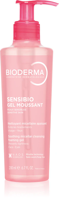 Bioderma Sensibio Gel Moussant jemný, upokojujúci čistiaci gél na odličovanie
