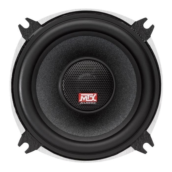 Coaxiaux 2 voies - MTX AUDIO - 10cm 4Ω 70Wrms - Châssis aluminium - Bobine Ø25mm TIL - Tweeter néodyme Ø22mm