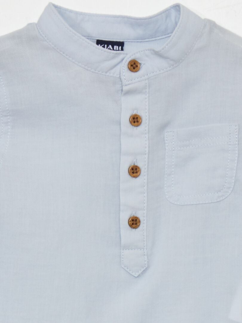 Camisa con cuello Seraph - AZUL