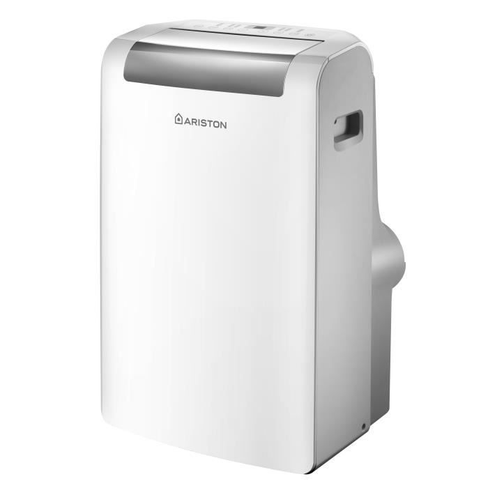Ariston Mobis 10 Plus, Compact 3-in-1 Portable Air Conditioner, 10,000 Btu/h, Quiet Operation, Odor Filter, Energy Class A+