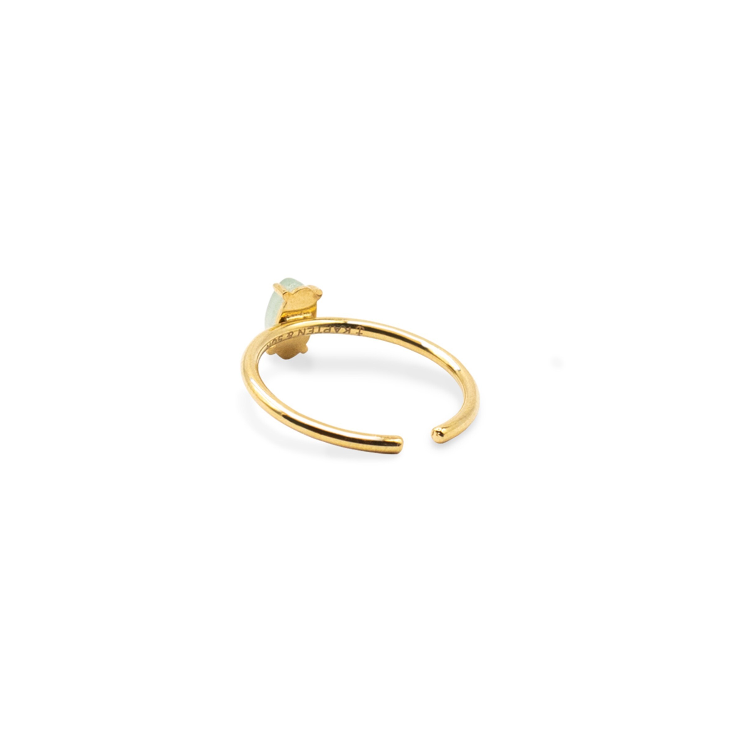 Bague Harmonie Or à pierre unique
