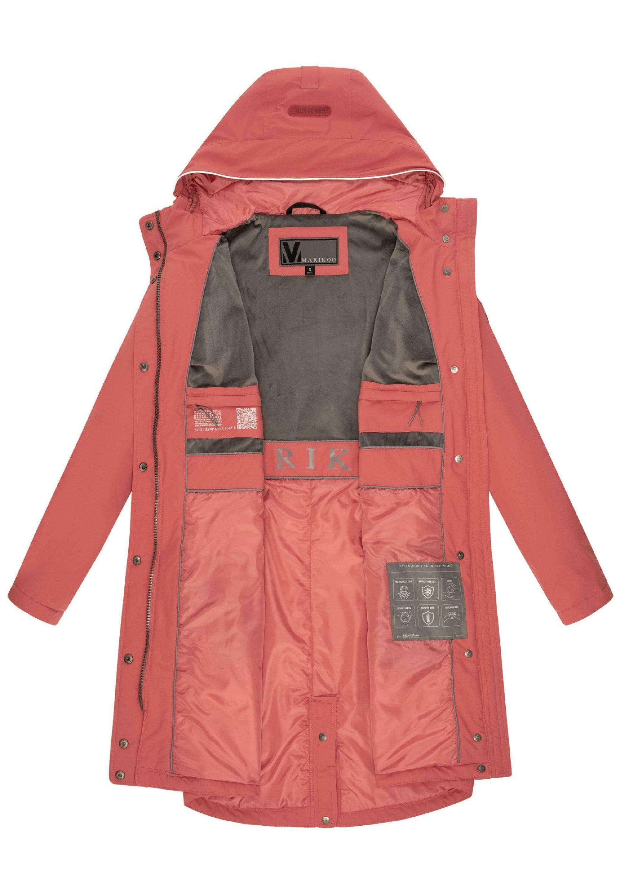 Marikoo KURZMANTEL MEGUMII 16 - Jaqueta de inverno - vermelha