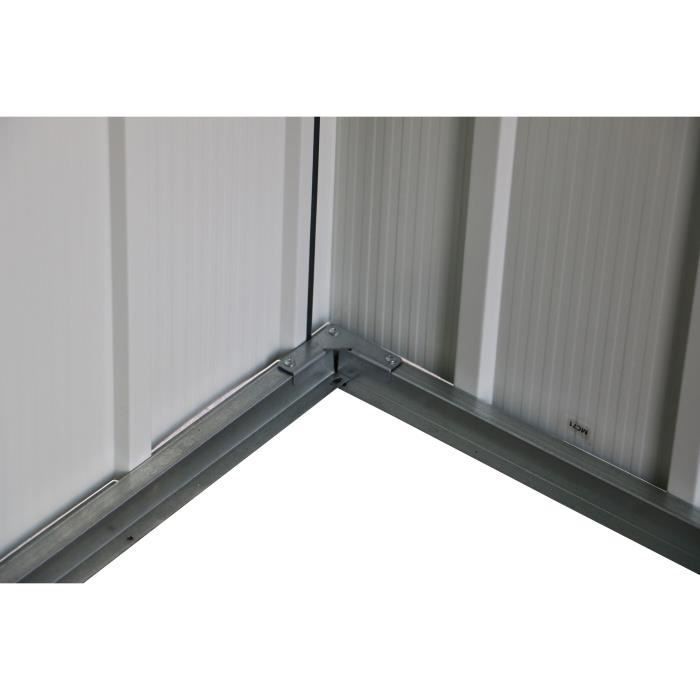Abri de jardin - Métal - DURAMAX - 2,47 m² - 0,33 mm - Anthracite - DUECO64PR