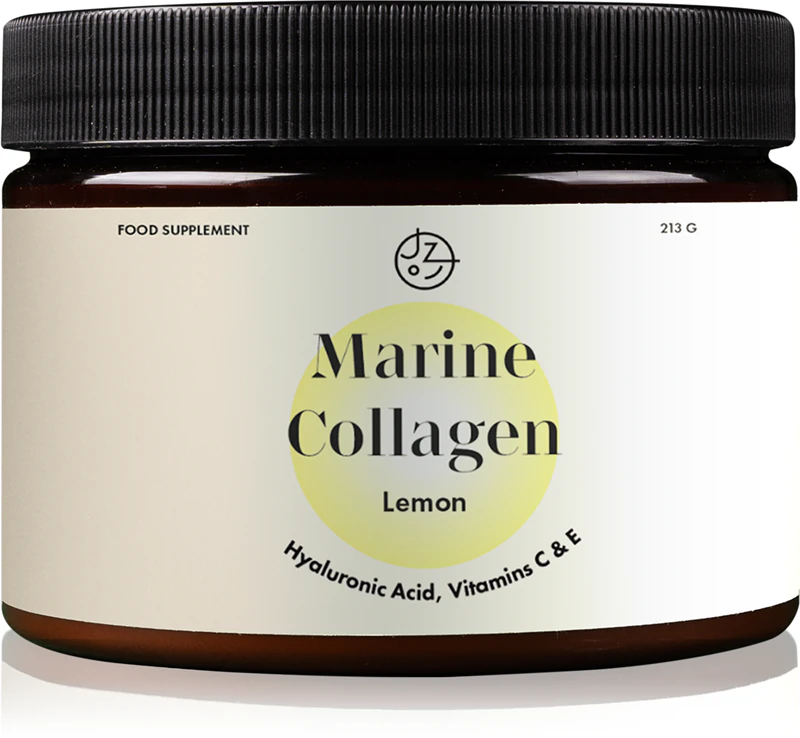 Comemos colágeno premium saudável com ácido hialurônico e suplemento alimentar de vitaminas C e E, colágeno hidrolisado com ácido hialurônico.