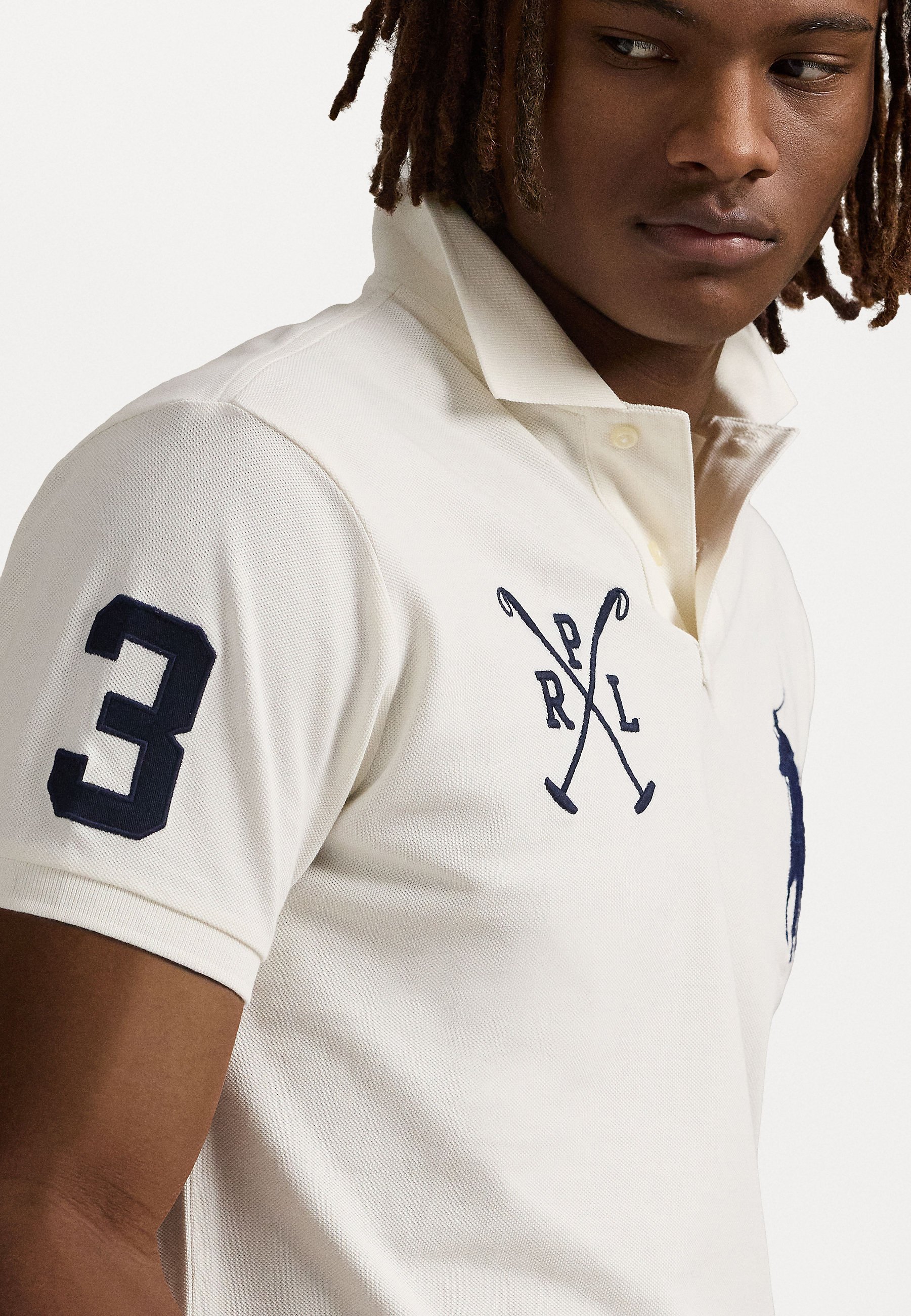 Polo Ralph Lauren Custom Slim Fit Big Pony Mesh Polo Shirt - Polo shirt - nevis