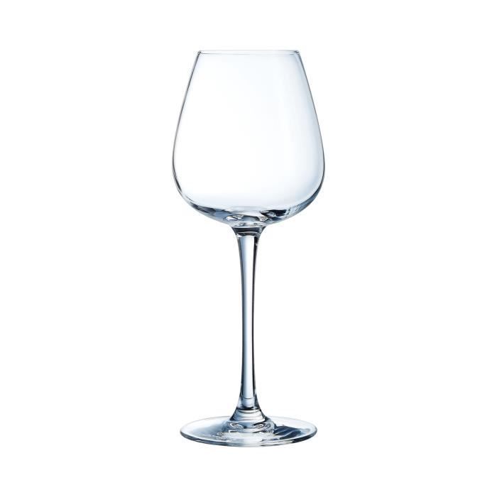 Verre à pied 35cl Expert du Vin Cristal d'Arques - 4 verres