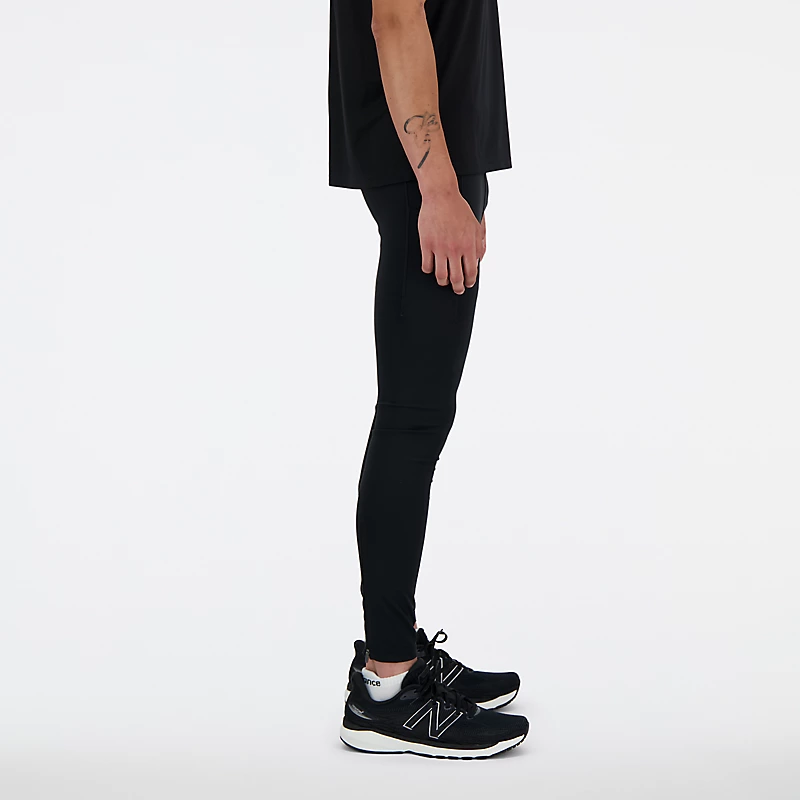 Męskie legginsy NB Sleek Pocket Tight - CZARNE