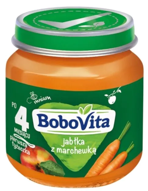 Bobovita Deser Jabłka z marchewką po 4 m-cu