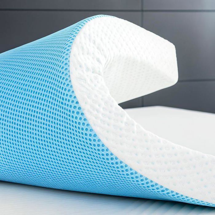 Surmatelas 140x190 cm Mémoire de Forme ,Épaisseur 8 cm ,Soulage le Dos & Améliore le Confort, Housse Lavable Antidérapante OEKO-TEX®