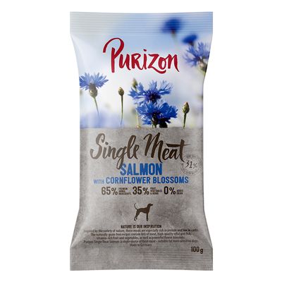 Purizon Single Meat Adult Dog - Getreidefreies Lachsfutter mit Spinat