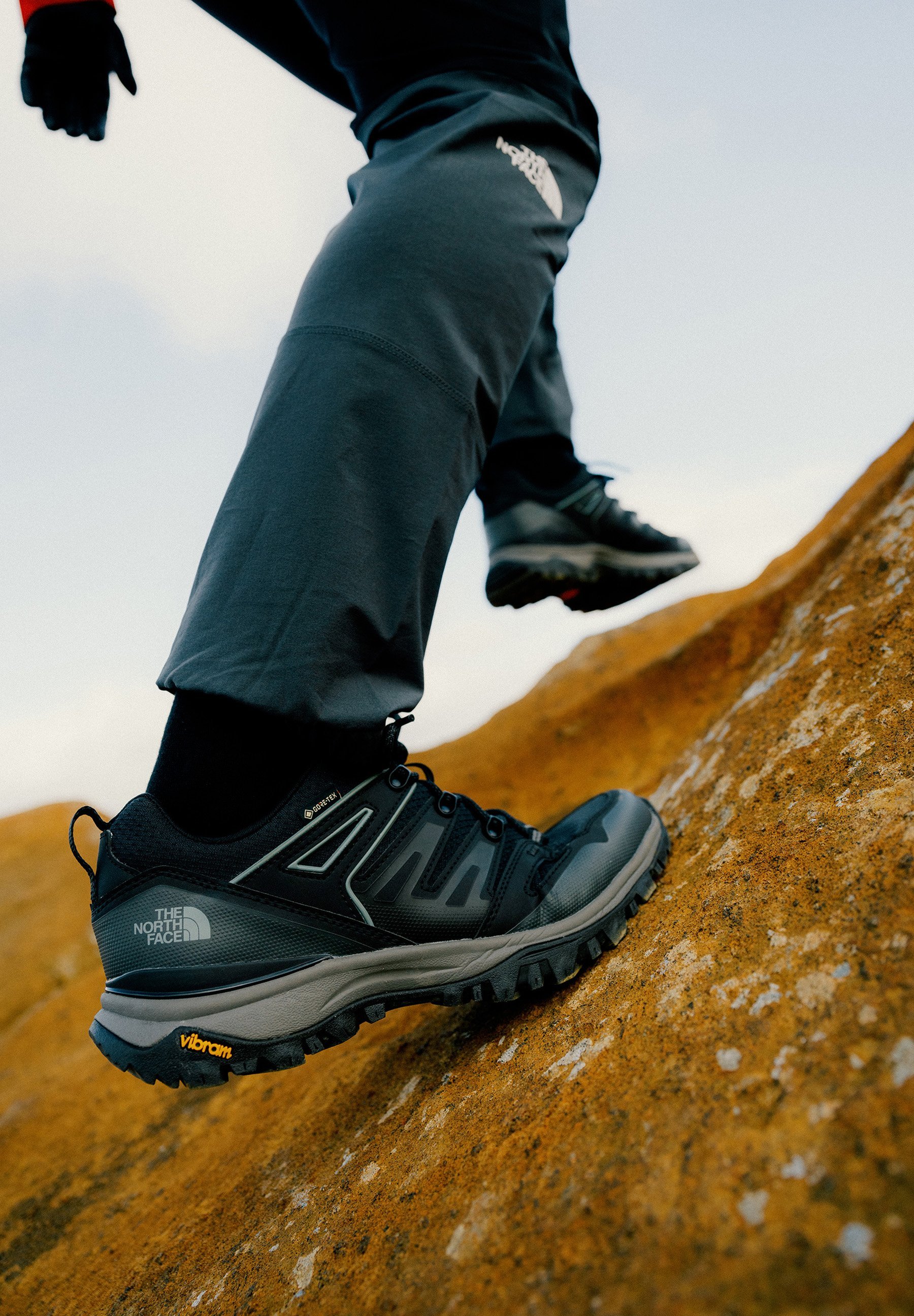 Chaussures de randonnée The North Face HEDGEHOG GORE TEX - noir/gris foncé