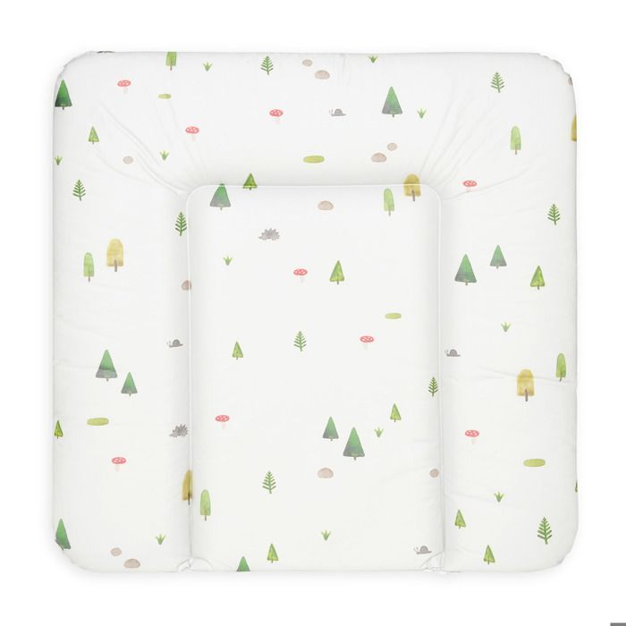 Bonky Matelas à langer epais lavable, Bebe souple - Forêt, 75x72 cm - Certifié Öko-Tex, Imperméable