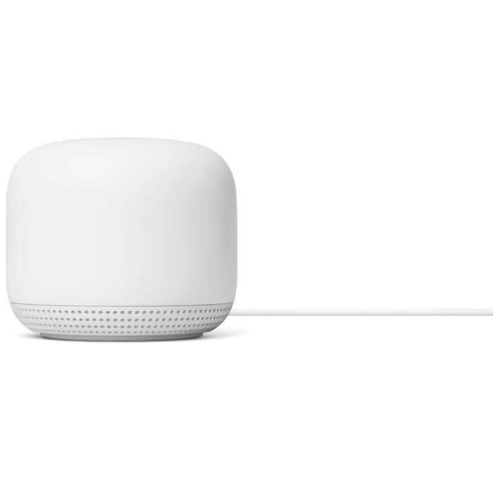 Routeur et point d'accès Google Nest Wifi 2PK M+V - Blanc