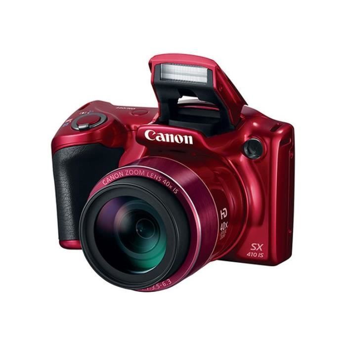 CANON POWERSHOT SX410 IS Rouge - CDD 20 mégapixels