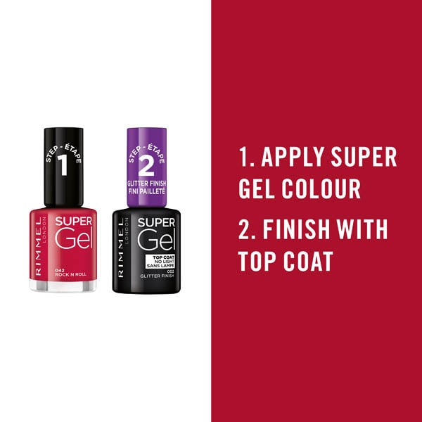 „Rimmel Super Gel“ nagų lakas, 042 Rock N Roll