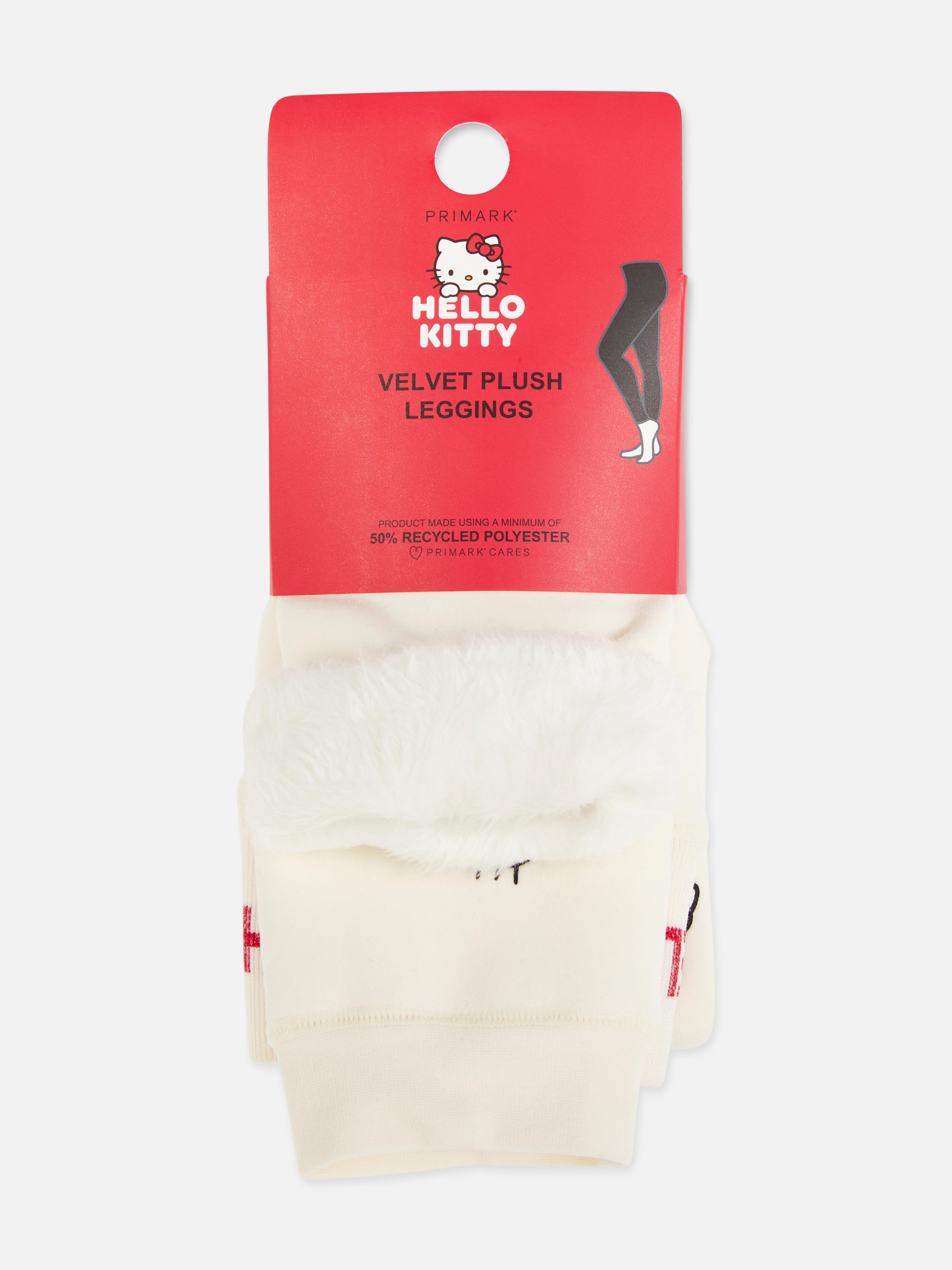 Leggings in velluto con morbida fodera Hello Kitty. Goditi il massimo comfort con questi leggings termici con stampa Hello Kitty.